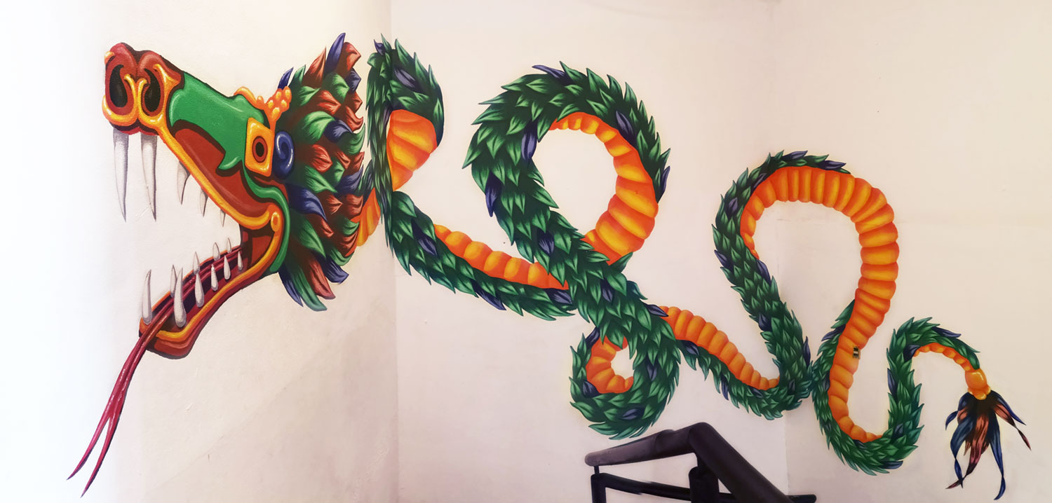 Quetzalcoatl, mural