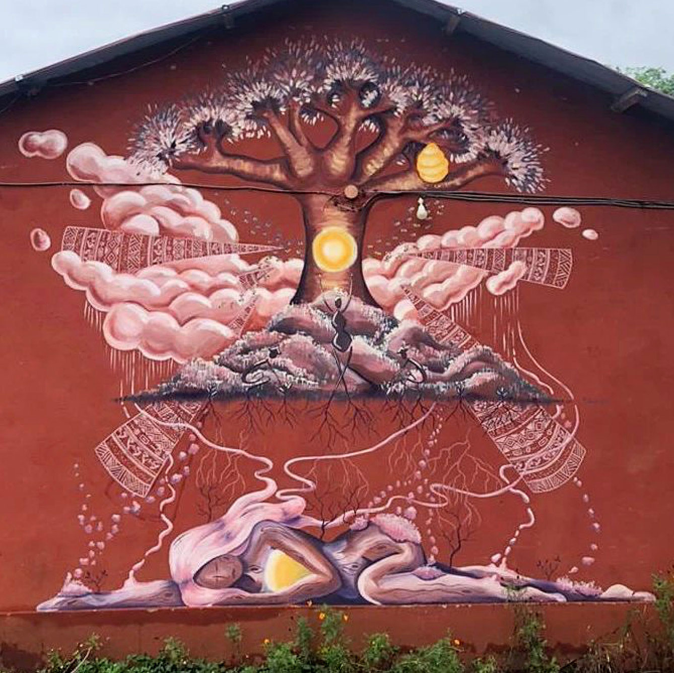 Symbiosis, acrylic, Togo, 2022